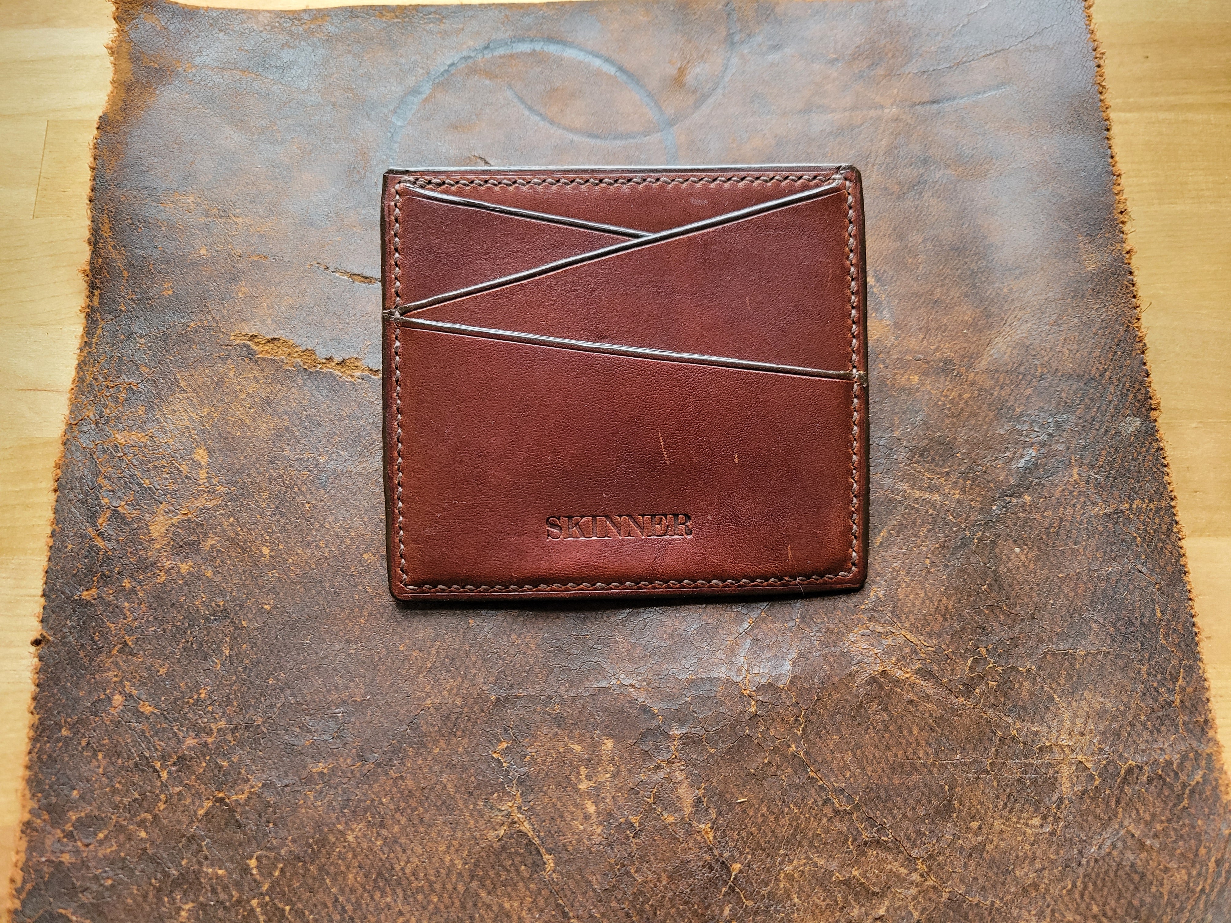 Card Wallet - Brown Cowhide