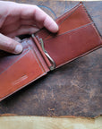 Moneyclip Wallet - Brown Cowhide