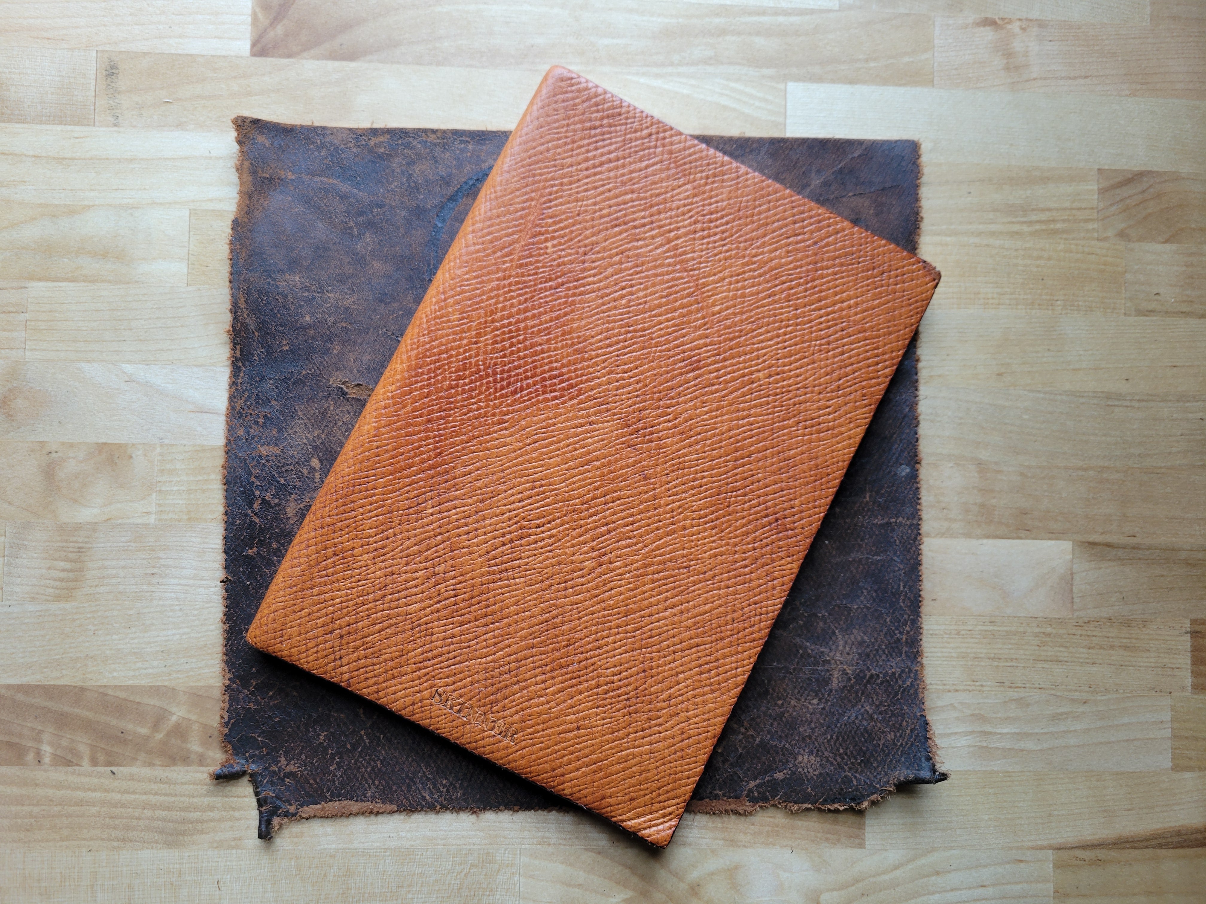 Bound Leather Journal - Brown Deerskin