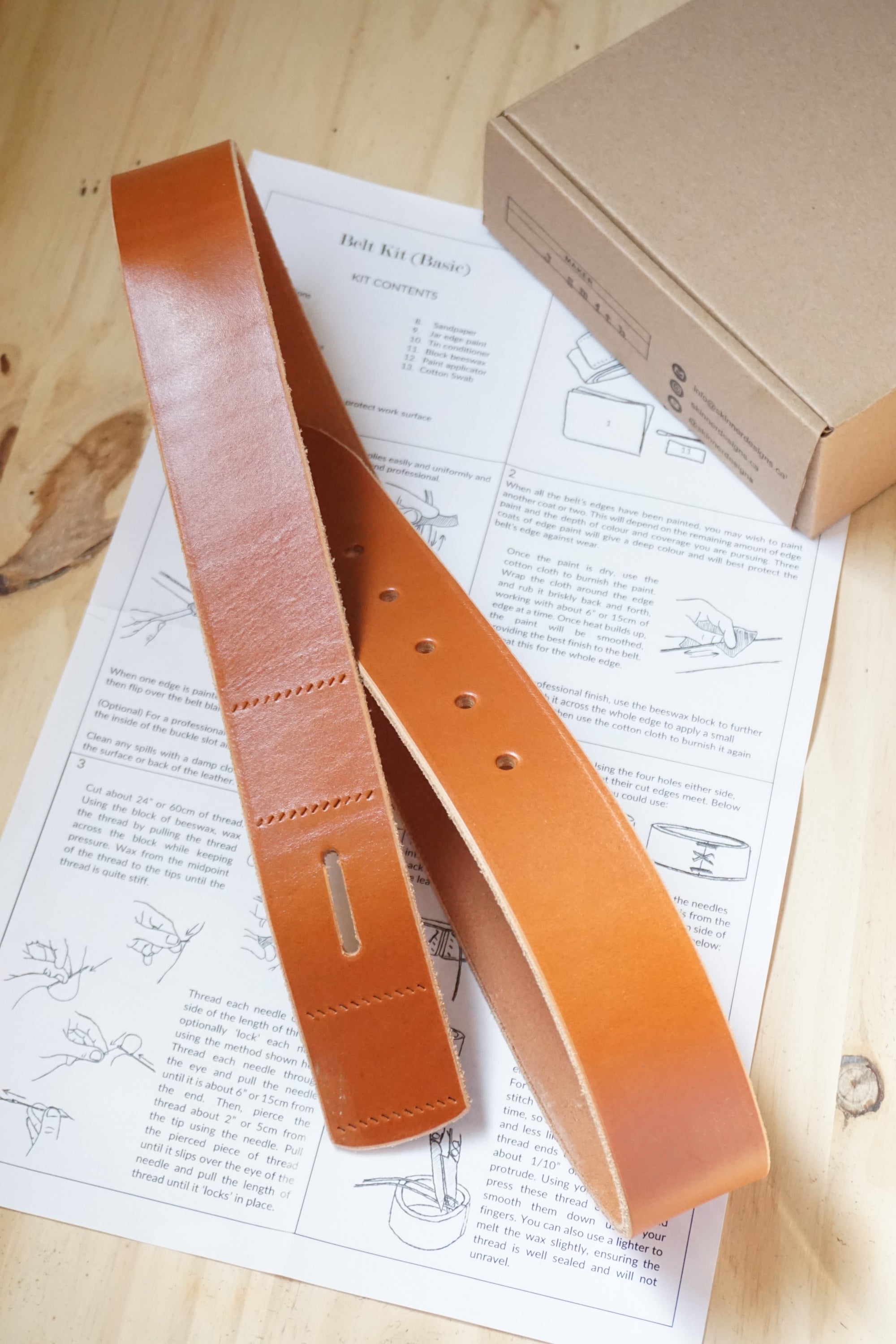 Premium Leather Belt Kit (Beginners) – Skinner Designs