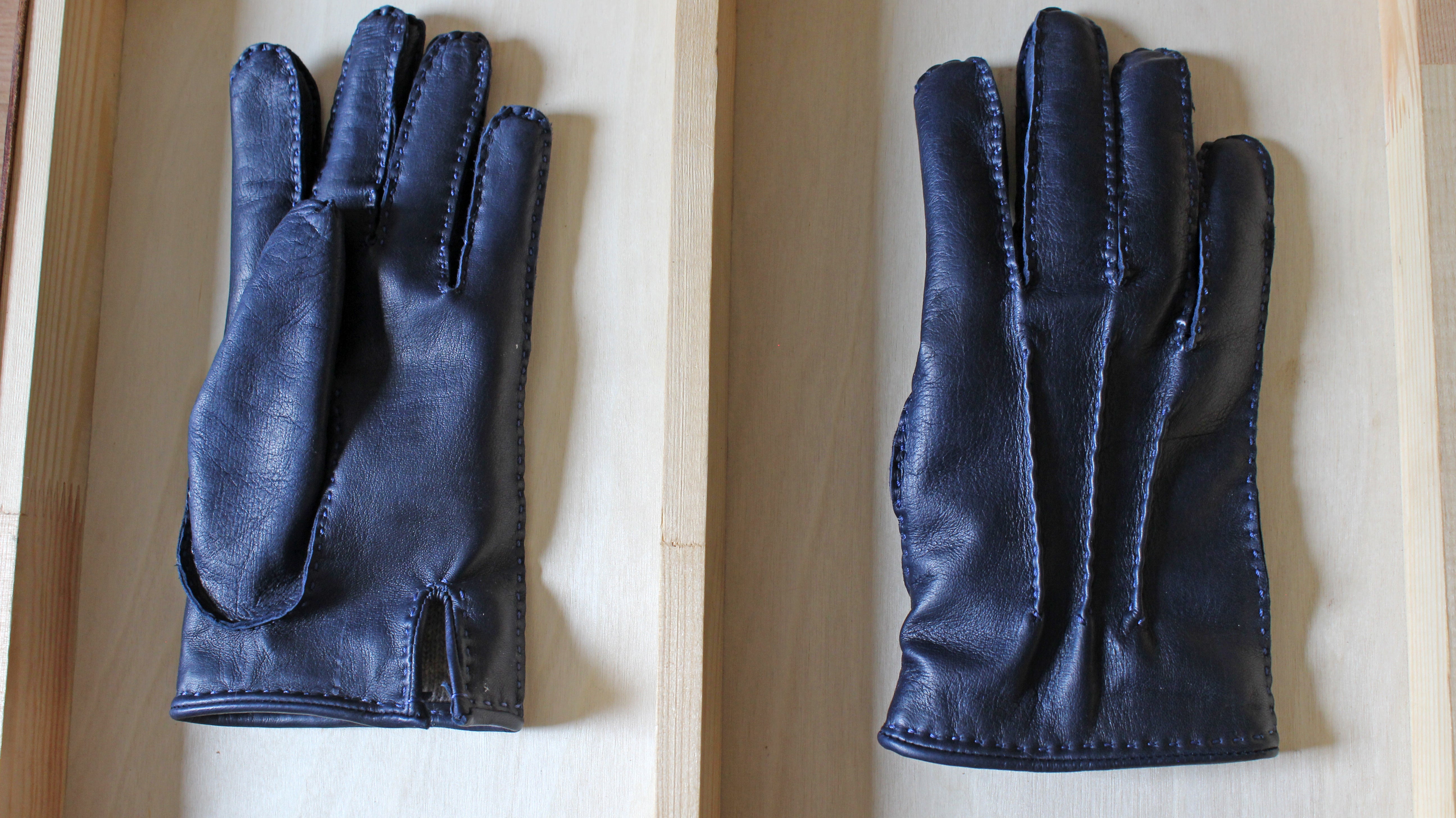 Fownes outlet Classic Stitched Leather Gloves